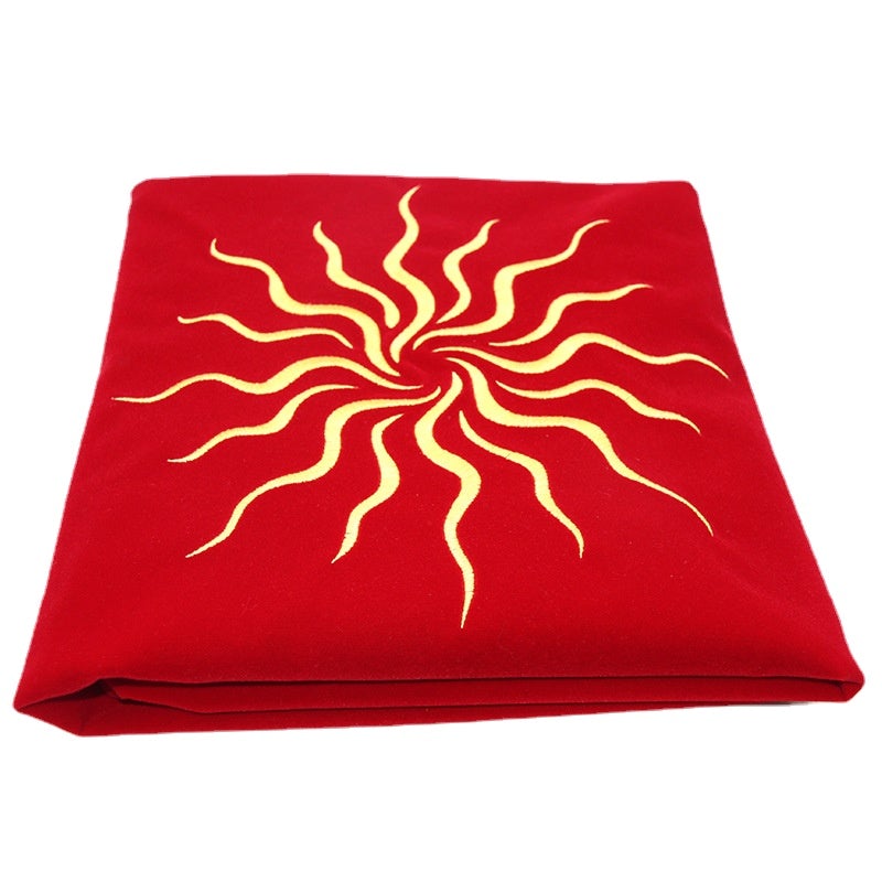 塔羅牌桌布：太陽/三女神/五芒星-天鵝絨大尺寸加厚絨布