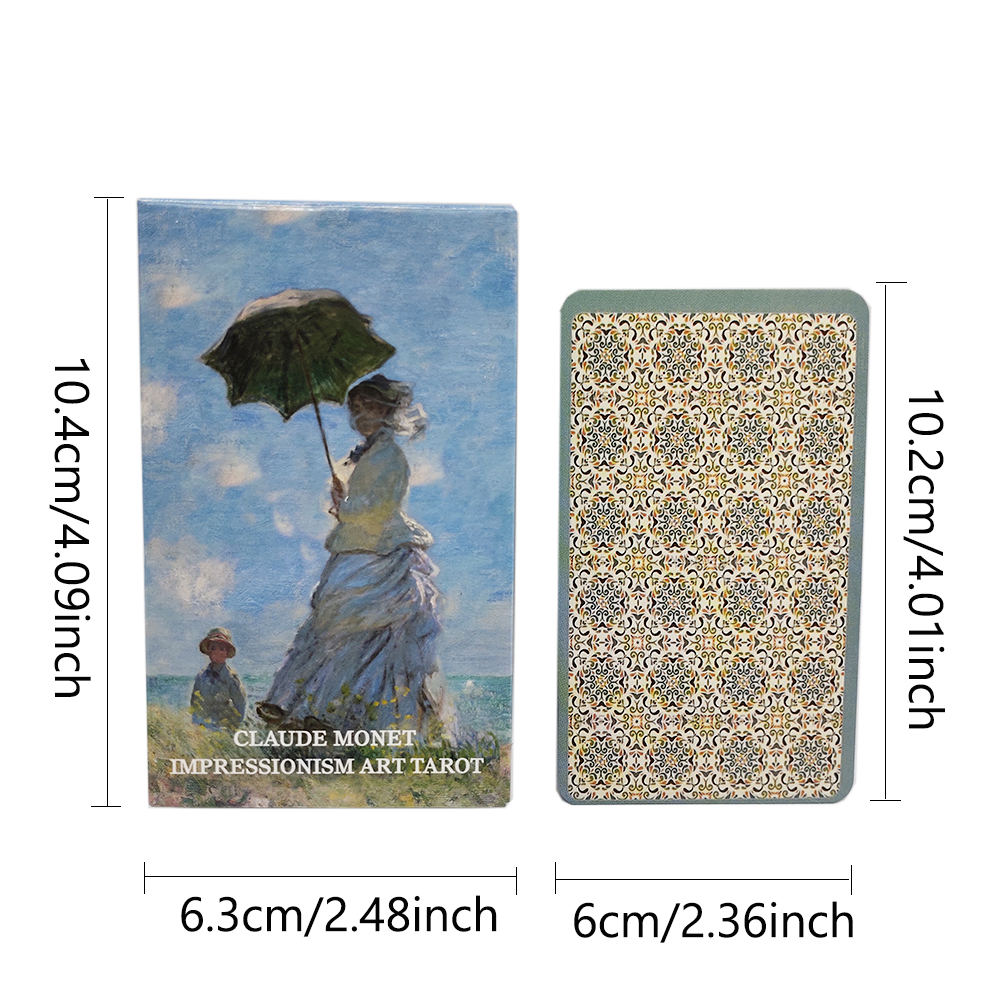莫奈印象塔羅牌Claude Monet Impressionism Art Tarot-魔法塔羅