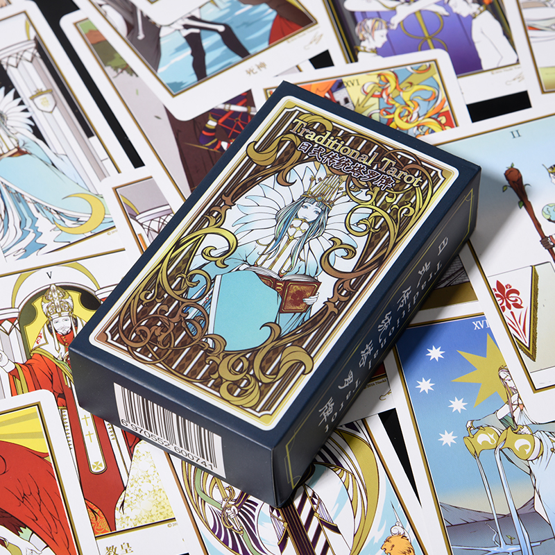 日式傳統塔羅中文簡體套裝Traditional Tarot-魔法塔羅