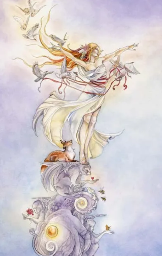 七脈輪對應的塔羅牌