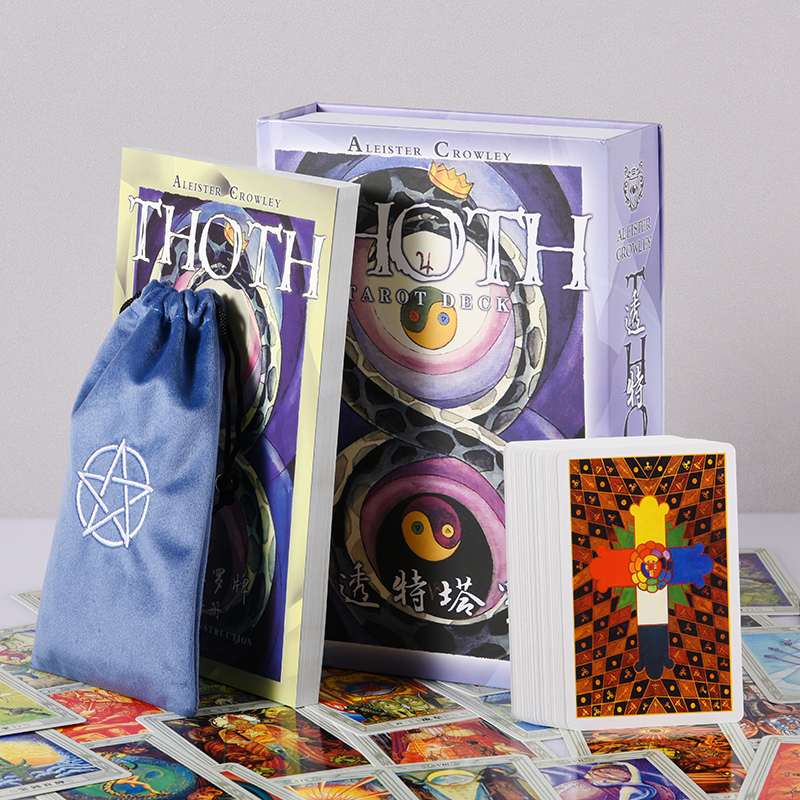 透特塔羅中文簡體套裝Aleister Crowley Thoth Tarot Deck-魔法塔羅