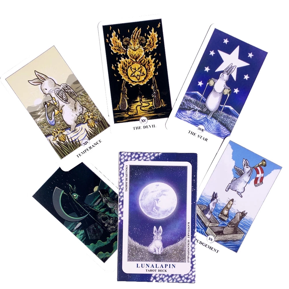 兔子塔羅牌Lunalapin Rabbit Tarot-魔法塔羅