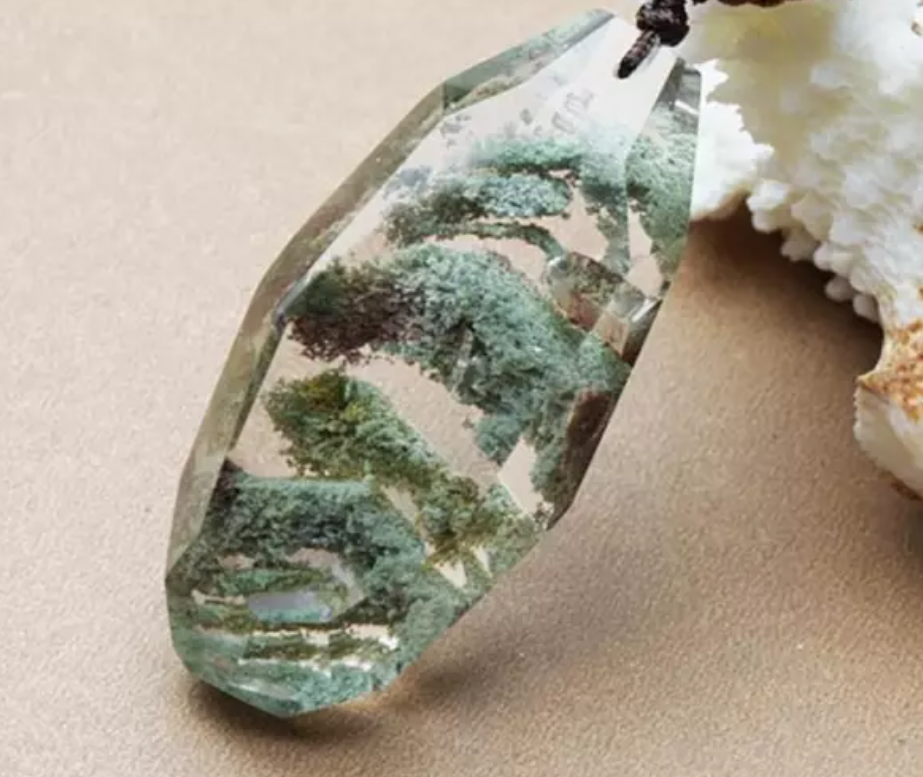 【招財】稀有水晶-綠幽靈