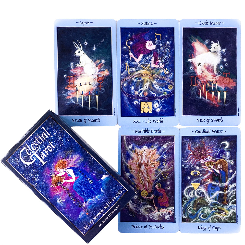  天空塔羅牌Celestial tarot-魔法塔羅