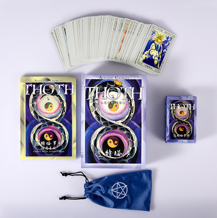 透特塔羅中文簡體套裝Aleister Crowley Thoth Tarot Deck-魔法塔羅