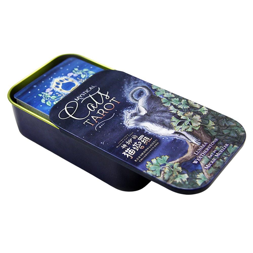 貓魅塔羅-鐵盒版Mystical Cats Tarot-魔法塔羅