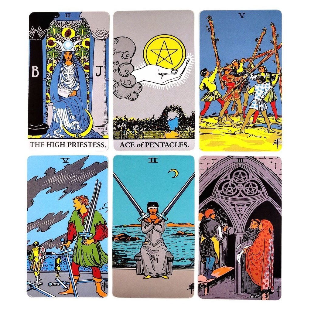 原始塔羅牌無邊框卡牌The Original Tarot Borderless Deck -魔法塔羅