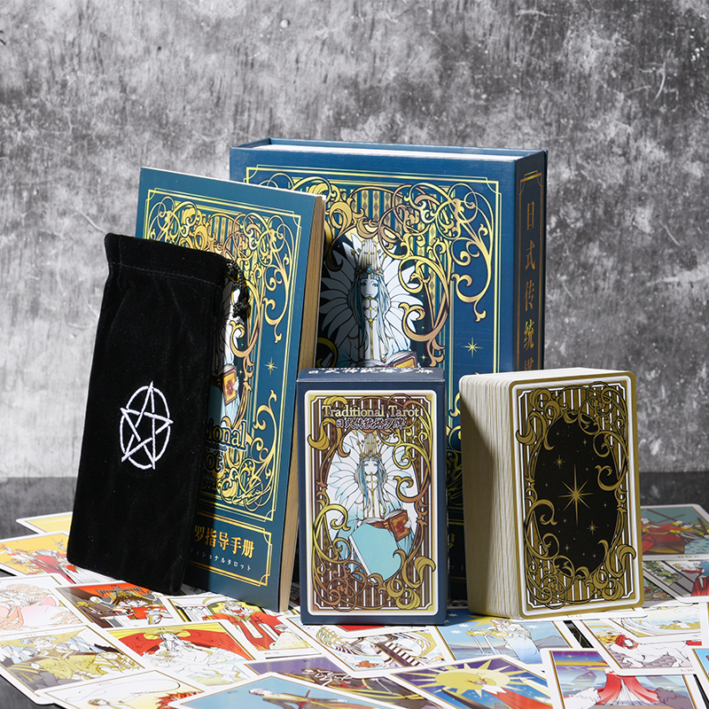 日式傳統塔羅中文簡體套裝Traditional Tarot-魔法塔羅