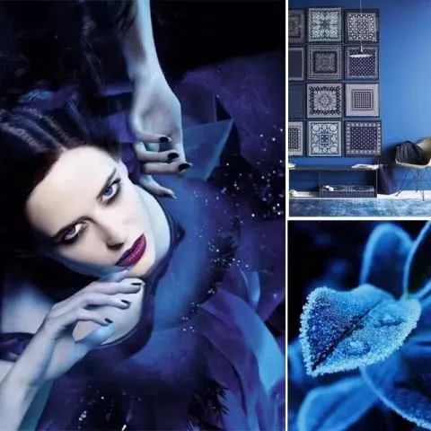 靛藍色星期六眉間輪