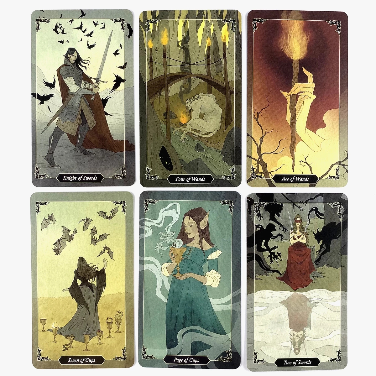 黑暗森林塔羅牌Dark Wood Tarot-魔法塔羅