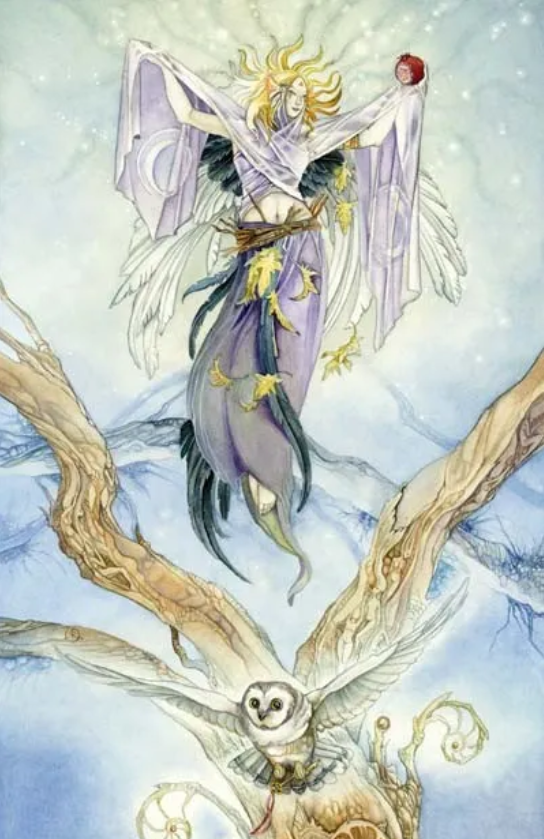 七脈輪對應的塔羅牌