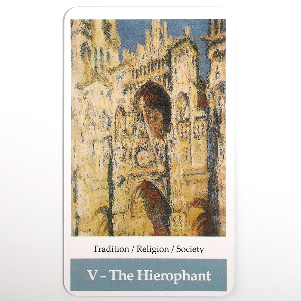 莫奈印象塔羅牌Claude Monet Impressionism Art Tarot-魔法塔羅