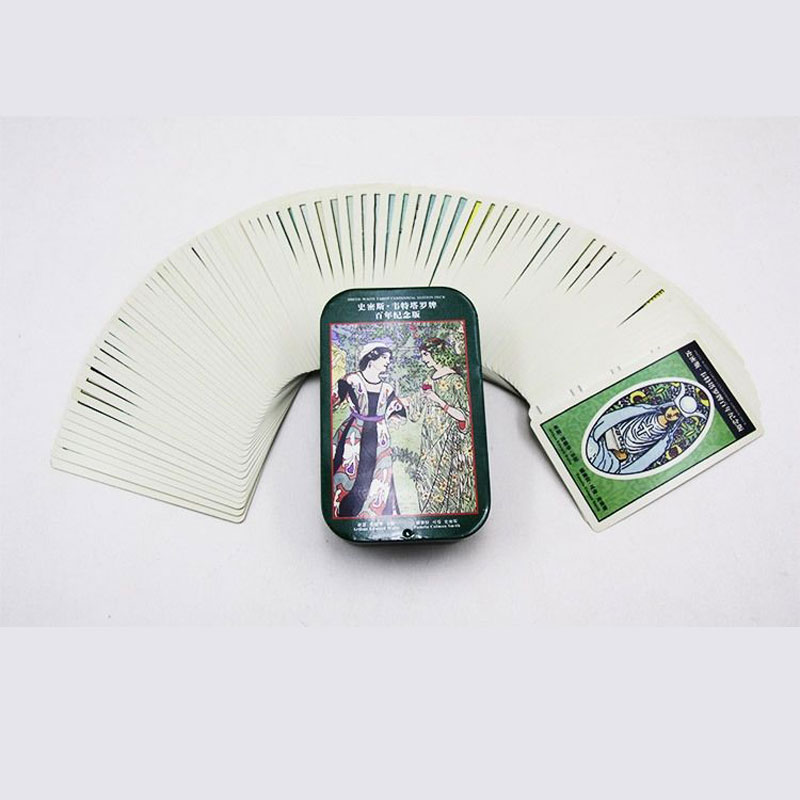 史密斯韋特塔羅百年紀念版-鐵盒版Smith Waite Tarot-魔法塔羅