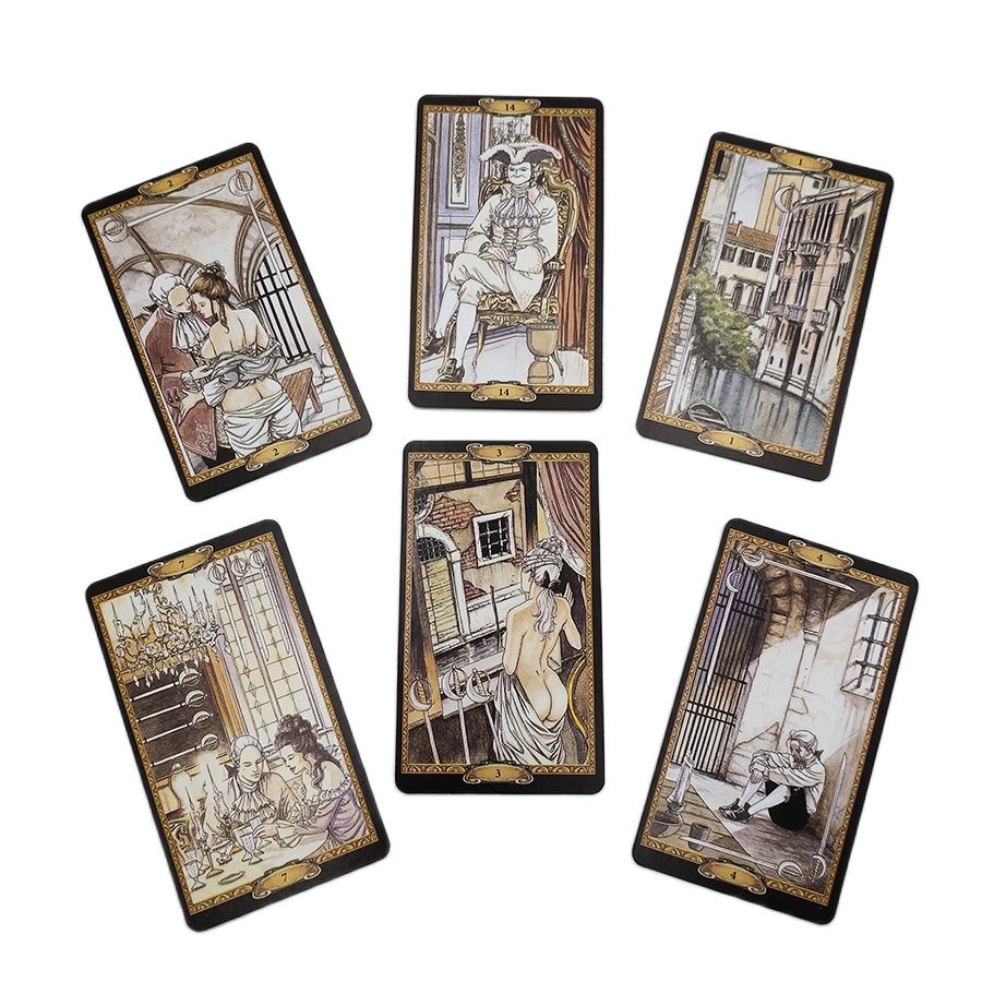 卡薩諾瓦風流子塔羅牌Tarot of Casanova-魔法塔羅