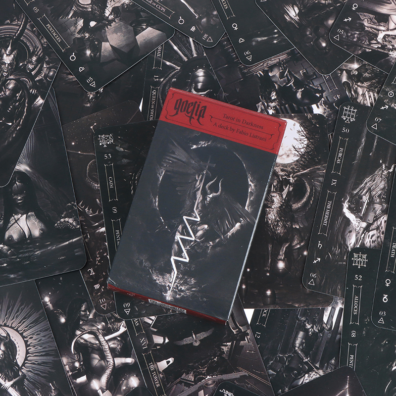 黑暗哥特所羅門塔羅牌Goetia tarot in darkness-魔法塔羅