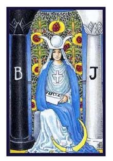 韋特塔羅之大阿卡那牌|愚人|女祭司