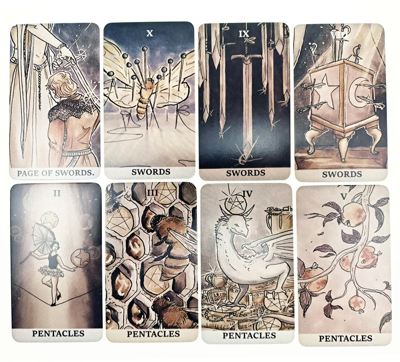 油墨女巫塔羅牌Ink witch tarot-魔法塔羅