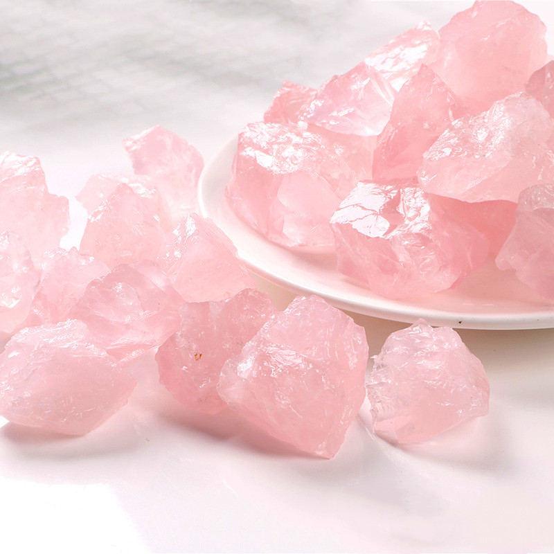 粉水晶天然原石-魔法塔羅