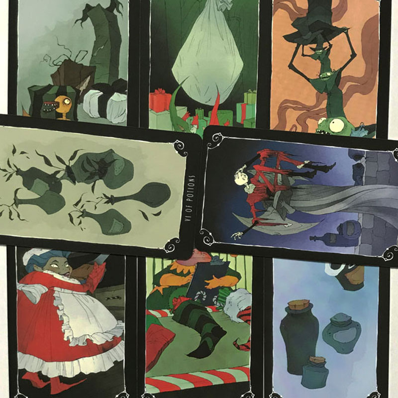 聖誕夜驚魂塔羅牌Nightmare Befores Christmas Tarot-魔法塔羅