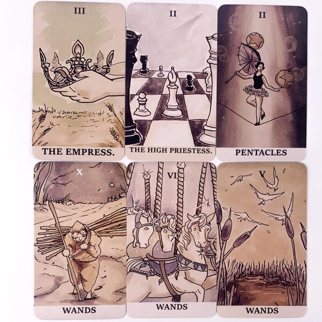 油墨女巫塔羅牌Ink witch tarot-魔法塔羅