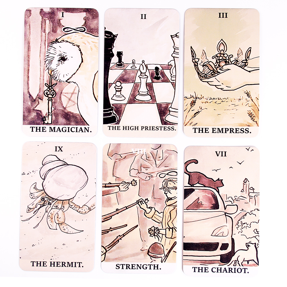 油墨女巫塔羅牌Ink witch tarot-魔法塔羅