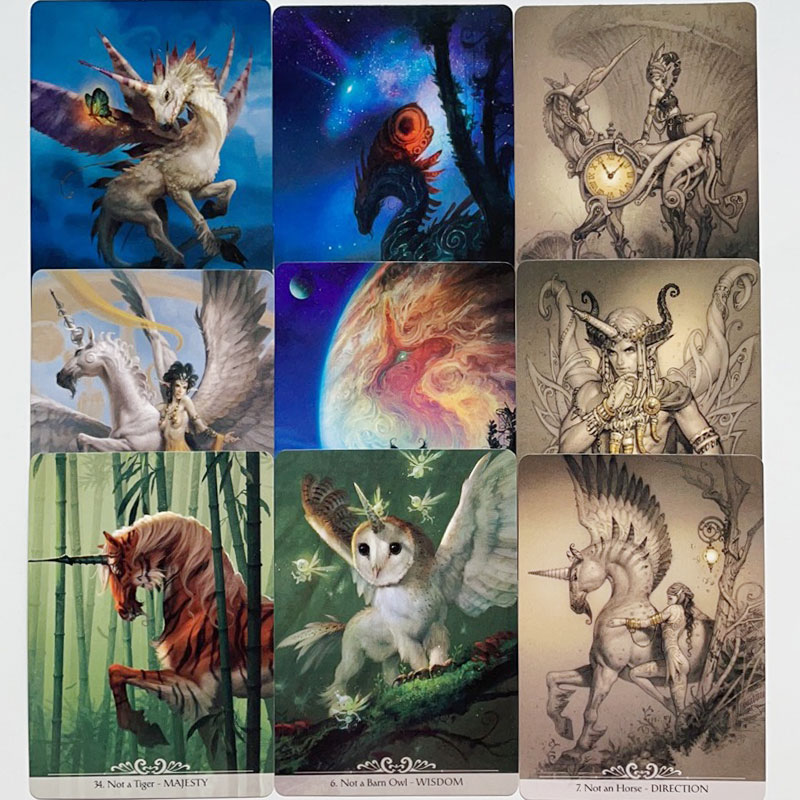 巴維里獨角獸神諭卡Barbieri Unicorns Oracle-魔法塔羅