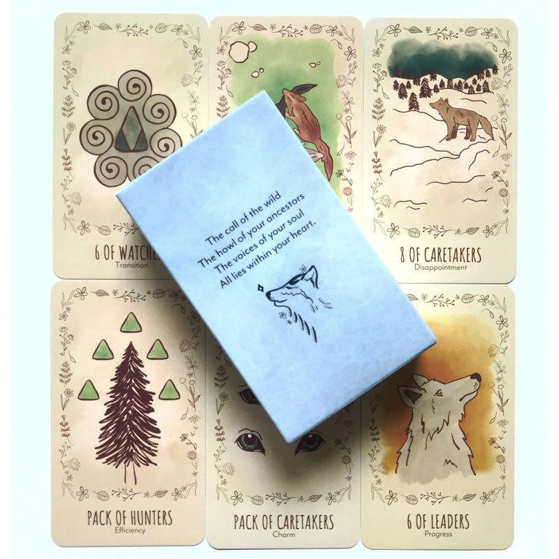 野狼塔羅牌The Wild Wolf Tarot-魔法塔羅