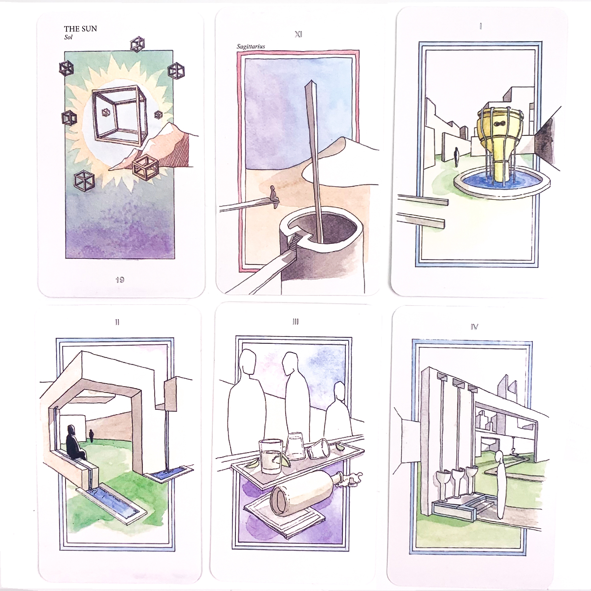 建築師塔羅牌The Architect’s Tarot-魔法塔羅