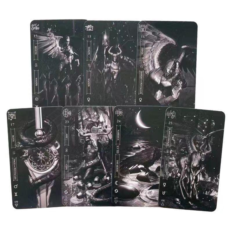 黑暗哥特所羅門塔羅牌Goetia tarot in darkness-魔法塔羅
