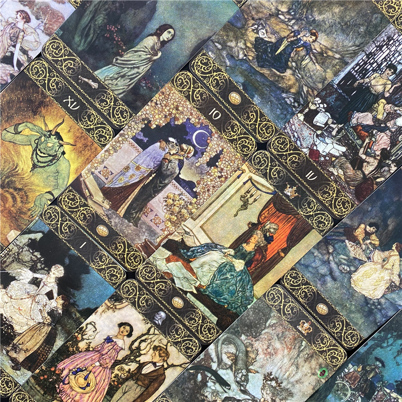 杜拉克奇想世界塔羅牌Edmund Dulac Tarot-魔法塔羅