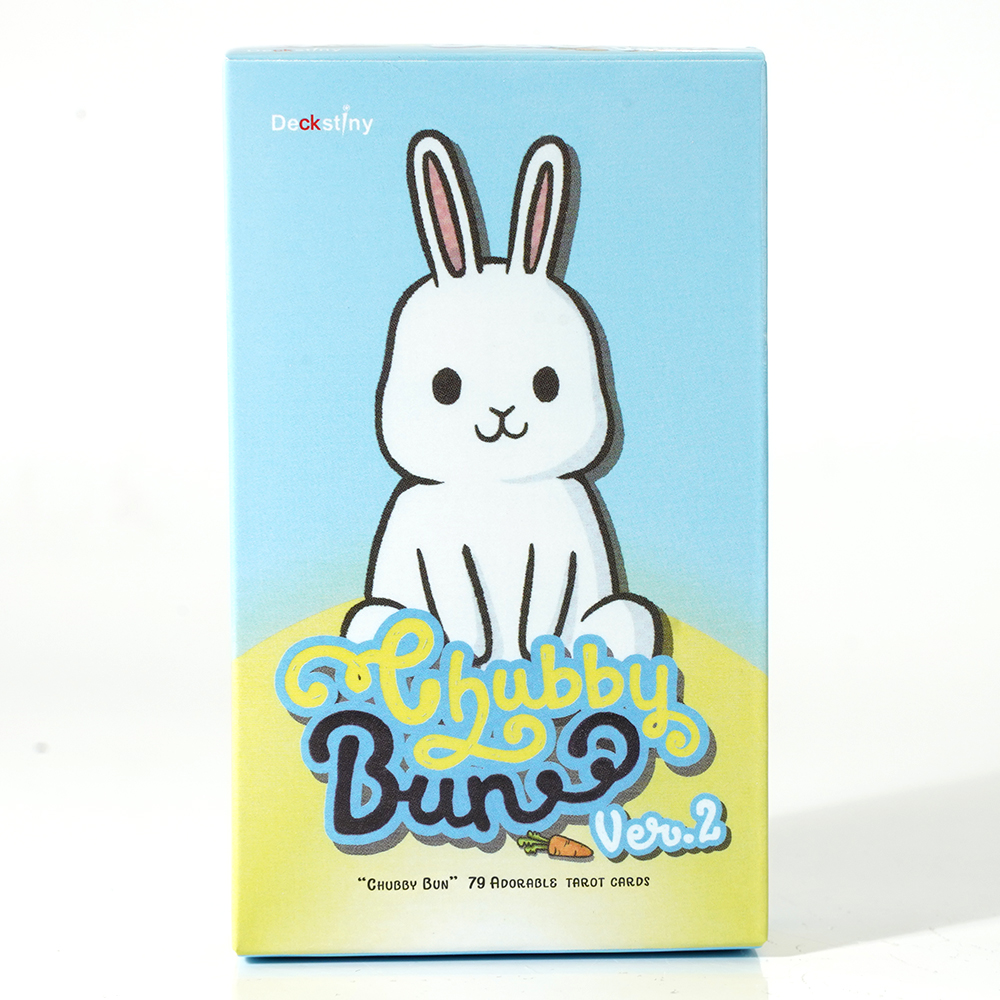胖嘟嘟可愛兔子塔羅牌Chubby Bun Tarot-魔法塔羅
