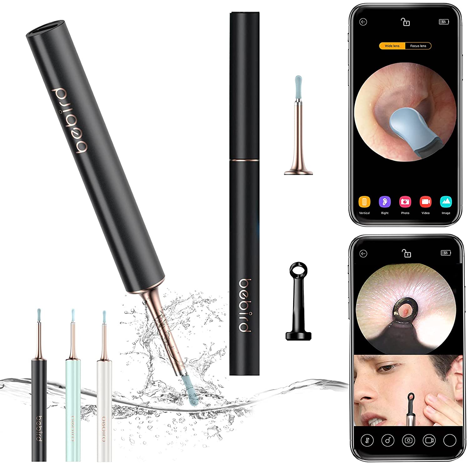 T15 Earwax Removal Tool The Smartest Ear Cleaning Kit With Camera Ear Wax Removal Endoscope