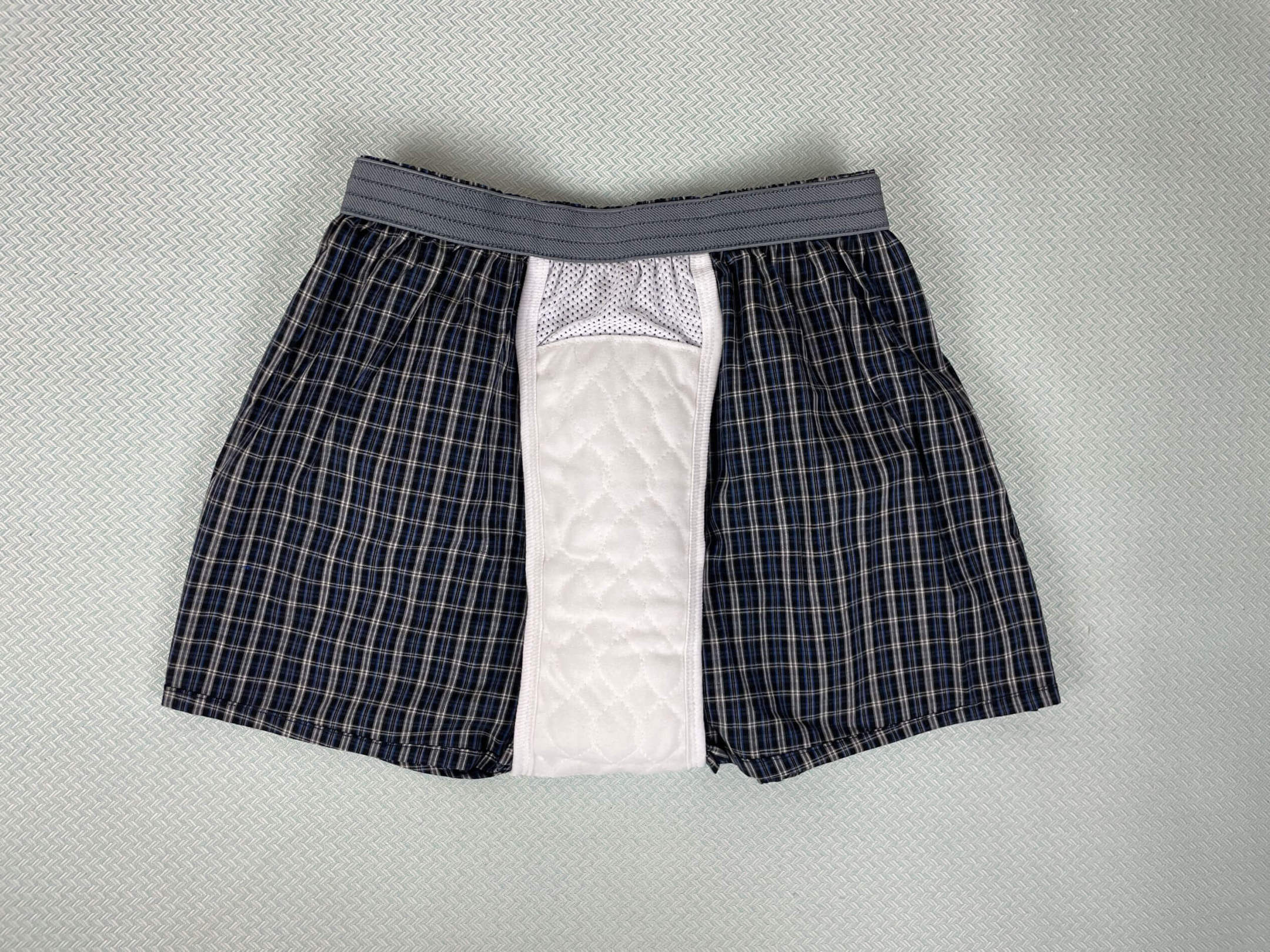 Incontinence Underwear for Men Pajama Boxer Shorts Absorbent M68 CARER