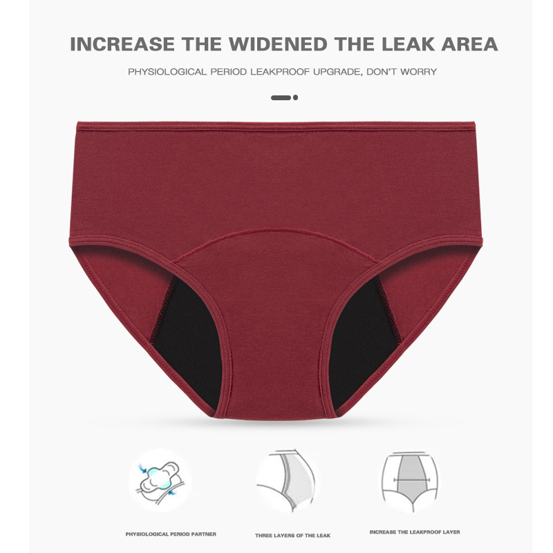 Women Washable Leak Proof Absorbable Panties for Periods and Incontine