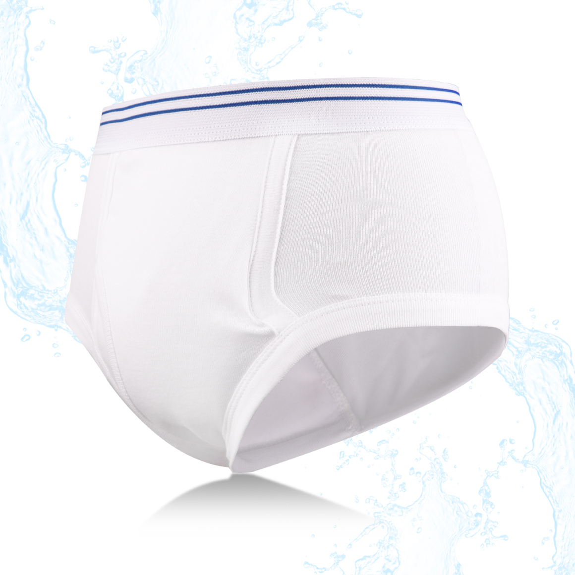 Leak Proof Underwear For Men Incontinence Absorbency Briefs With Fly
