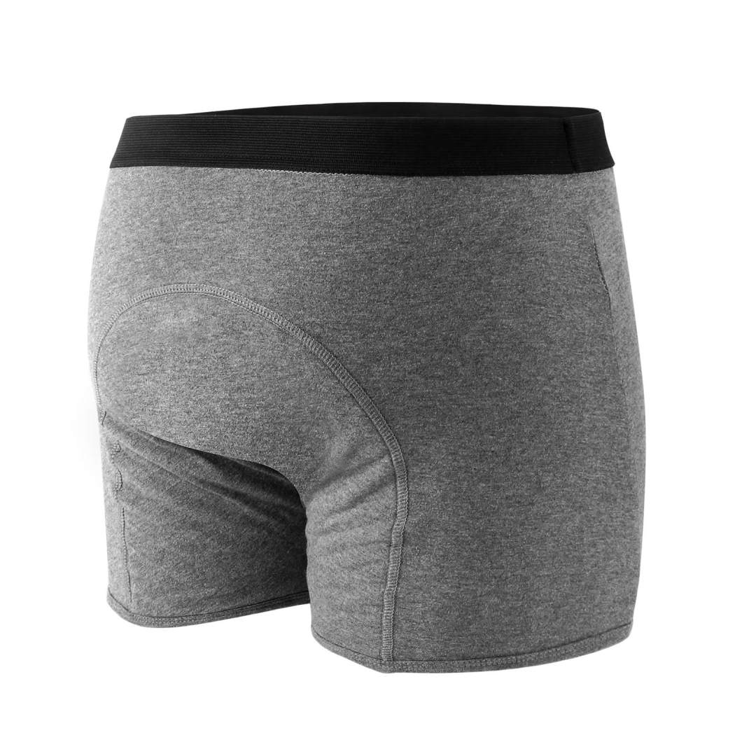 Mens Incontinence Boxers with Fly Overnight Moderate Absorbency Underwear
