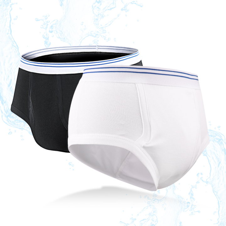 Leak Proof Underwear For Men Incontinence Absorbency Briefs With Fly