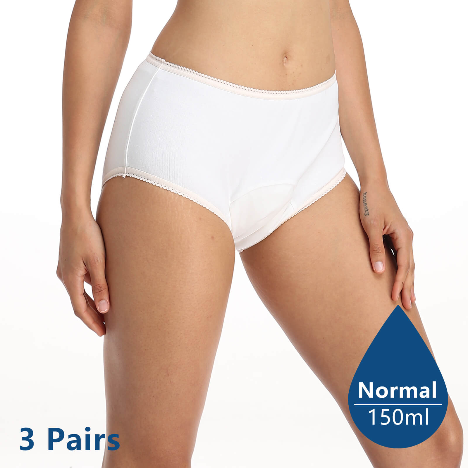Women's Incontinence Underwear Protective Leakproof Panties for Moderate Bladder Leak - SJK01