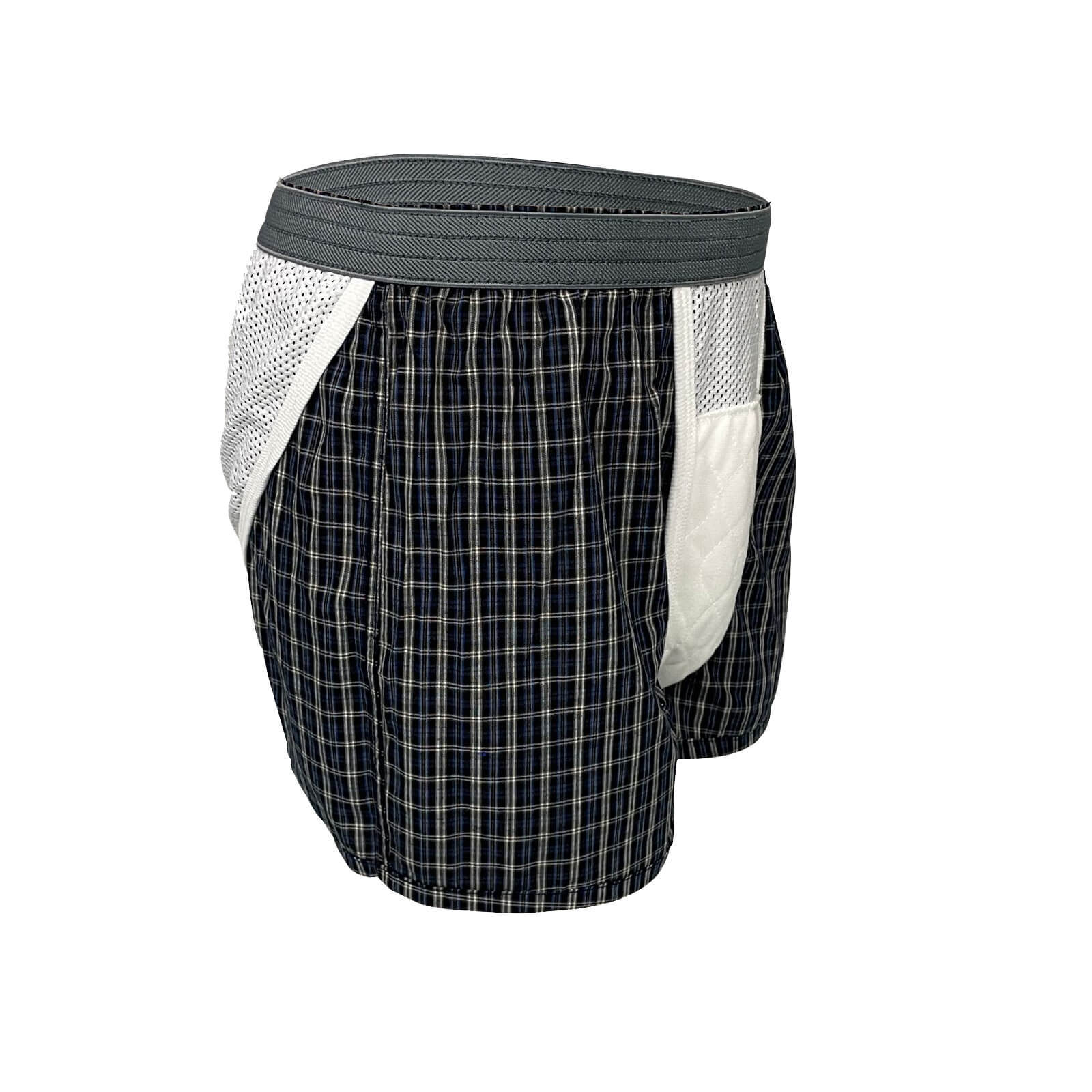 Incontinence Underwear for Men Pajama Boxer Shorts Absorbent M68 CARER