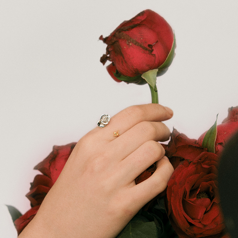 全館週年慶丨薔薇藤蔓戒指 法式首飾丨感恩大回饋 禮物推薦-VANA氛圍飾品