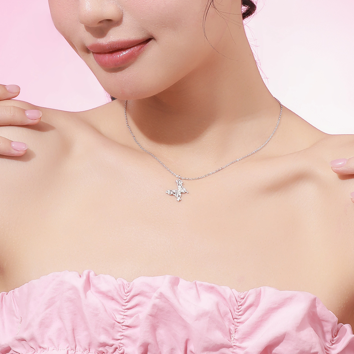 七夕情人節丨你的美好 · 「雲夢蝶」項鍊限定  禮物推薦-VANA氛圍飾品