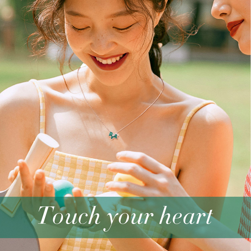 七夕情人節丨小綠馬 · 孔雀石項鍊  禮物推薦-VANA氛圍飾品