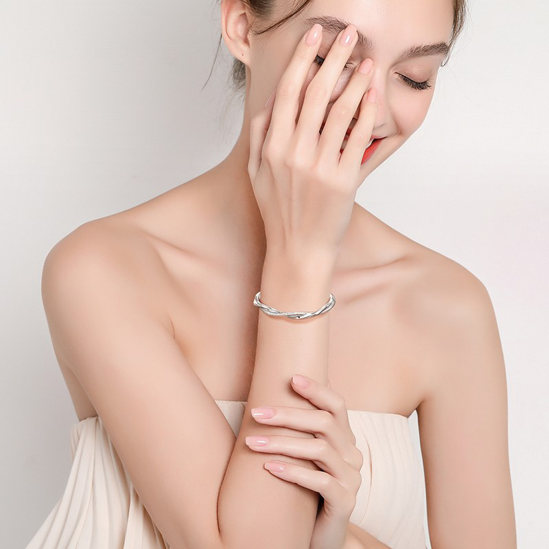 七夕情人節丨「莫比烏斯」足銀999手鐲  禮物推薦-VANA氛圍飾品