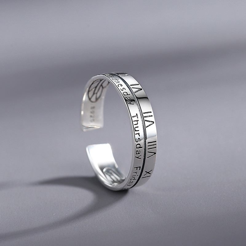 母親節 × 520丨男士泰銀系列戒指 加碼贈好禮 禮物推薦-VANA氛圍飾品