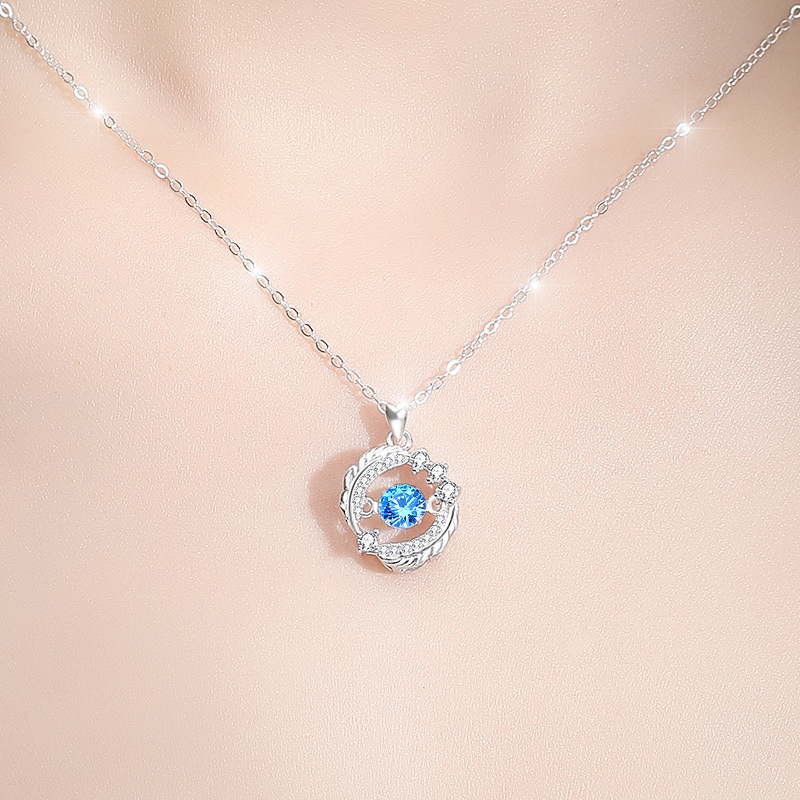 七夕情人節丨浪漫歲月 · 「羽你相伴」跳動項鍊  禮物推薦-VANA氛圍飾品