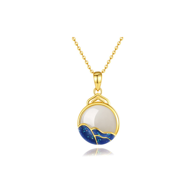 七夕情人節丨滄海月明 · 「和闐玉」項鍊  禮物推薦-VANA氛圍飾品