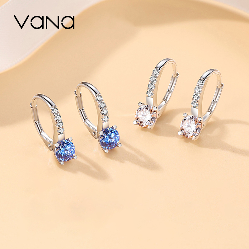 超質感好物丨璀璨星辰 ·「單鑽」純銀耳環  禮物推薦-VANA氛圍飾品