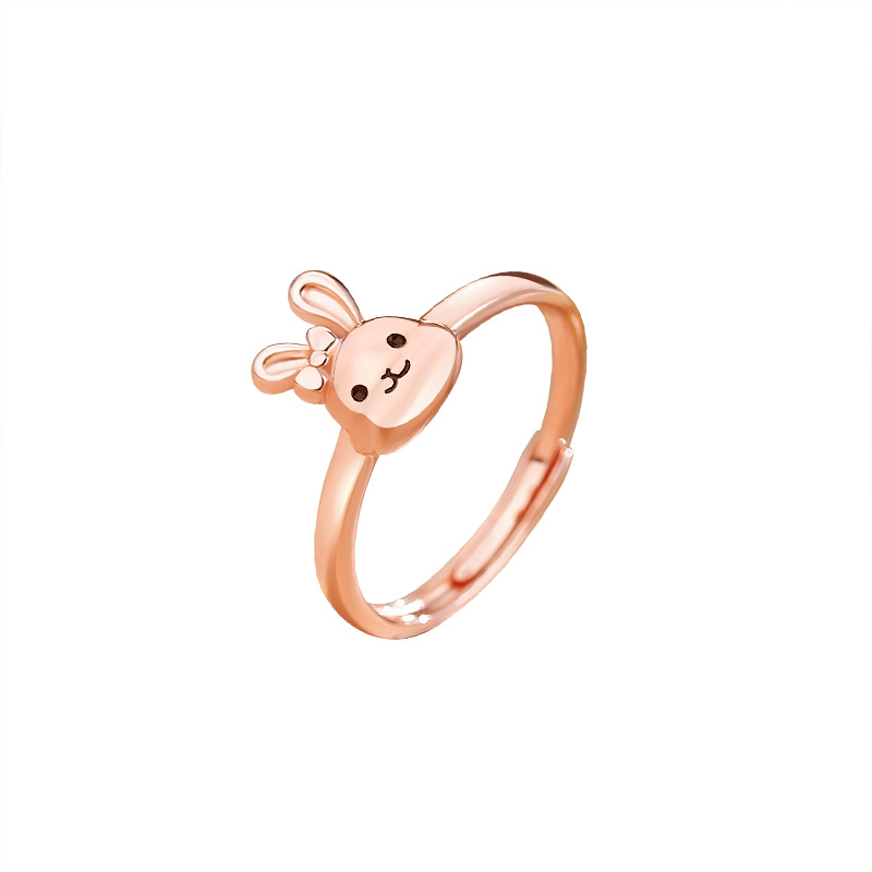 聖誕節禮物丨呆萌可愛 · 「倖運兔」戒指（開口） 禮物推薦-VANA氛圍飾品