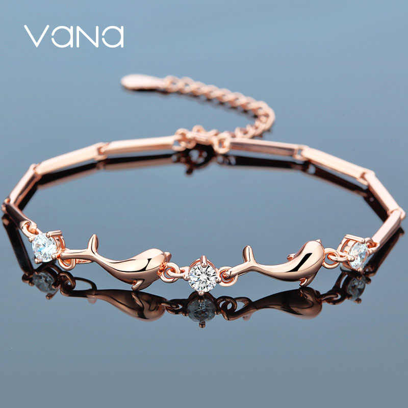 初夏派對丨「海面藍晶天使」海豚手鍊   禮物推薦-VANA氛圍飾品