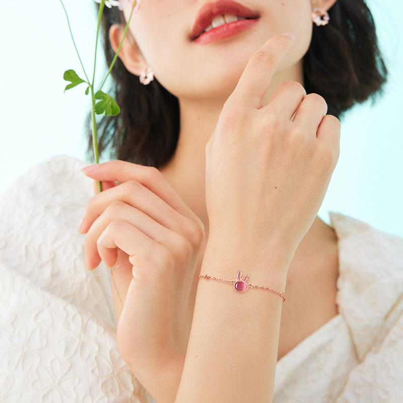 七夕情人節丨「甜心萌兔」手鍊  禮物推薦Rabbit-VANA氛圍飾品